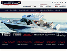 Tablet Screenshot of hamptonwatercraft.com